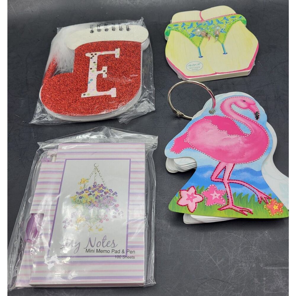 Assorted Notepad LOT 4 Pieces NEW